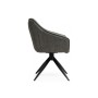 Стул на металлокаркасе Kansas gray / graphite gray / black