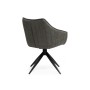 Стул на металлокаркасе Kansas gray / graphite gray / black