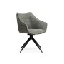 Стул на металлокаркасе Kansas gray / graphite gray / black