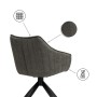 Стул на металлокаркасе Kansas gray / graphite gray / black