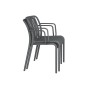 Пластиковый стул Sheffilton SHT-S173-1 темно-серый RAL 7024