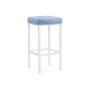 Барный стул Лофт катания дасти блю / белый матовый