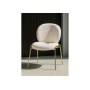 Стул на металлокаркасе Kalipso 1 white / gold