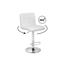 Барный стул Paskal white / chrome