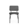 Стул на металлокаркасе Reparo dark gray / black