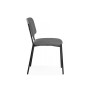 Стул на металлокаркасе Reparo dark gray / black
