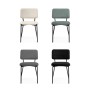 Стул на металлокаркасе Reparo dark gray / black