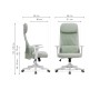 Компьютерное кресло Salta light green / white