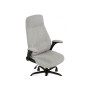 Офисное кресло Gambler светло-серый / черный