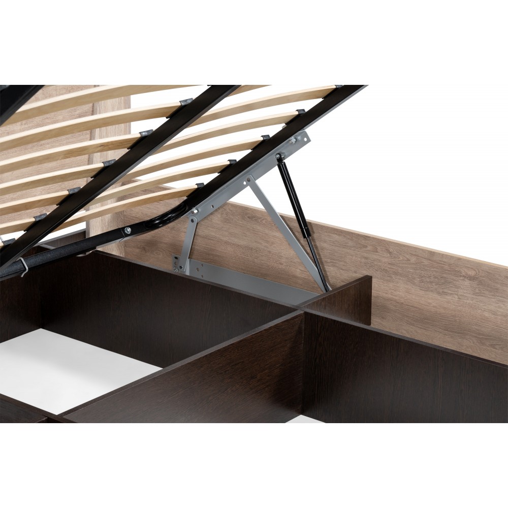 Кровать Магантия 140х200 сПМ парящая дуб баррик Кровать Магантия 140х200 сПМ парящая дуб баррик