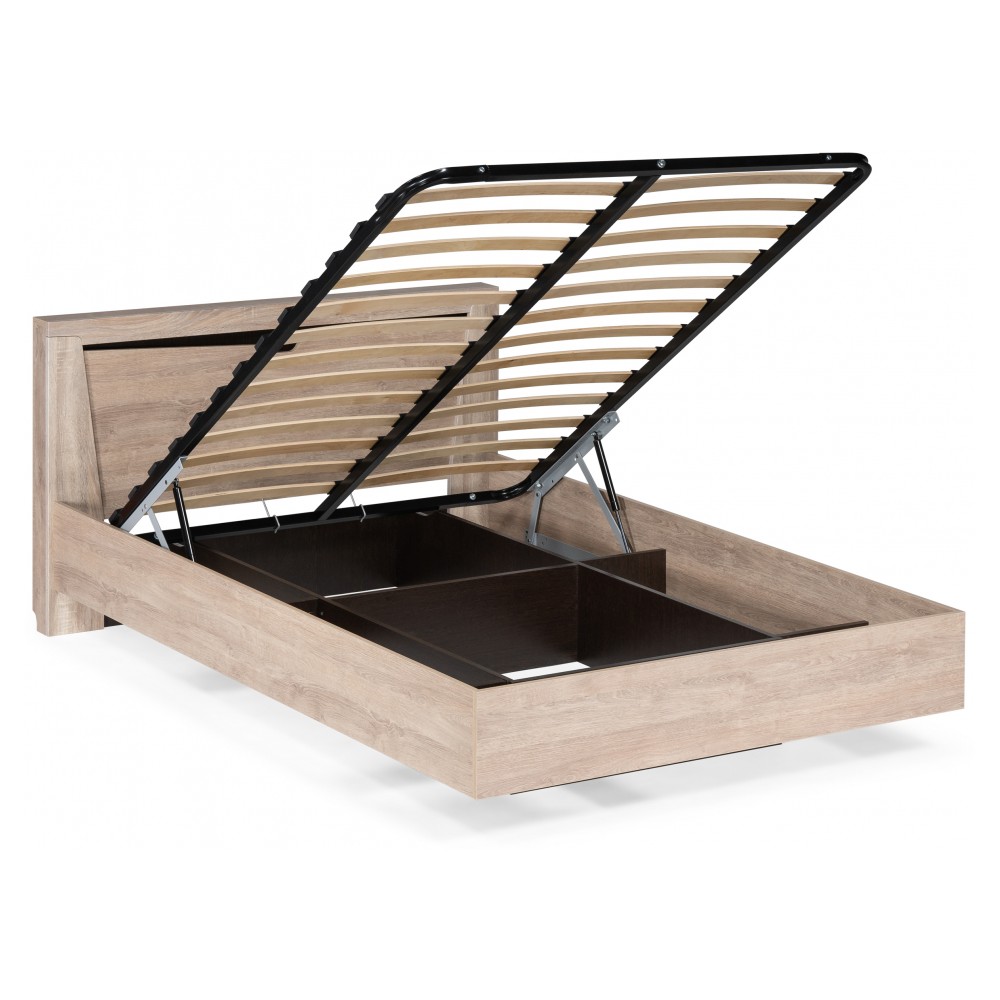 Кровать Магантия 140х200 сПМ парящая дуб баррик Кровать Магантия 140х200 сПМ парящая дуб баррик