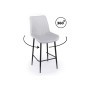 Барный стул Седа 360 светло-серый (zd 960) / черный np