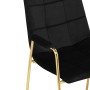 Стул на металлокаркасе black / gold