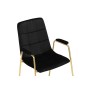 Стул на металлокаркасе black / gold