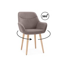 Стул деревянный Флюид 360 латте (zd 290) / светлое дерево