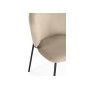 Стул на металлокаркасе Рикко темно-бежевый (H-07) / черный