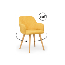 Стул деревянный Инфини 360 горчичный (ocean 016) / светлое дерево Стул деревянный Инфини 360 горчичный (ocean 016) / светлое дерево