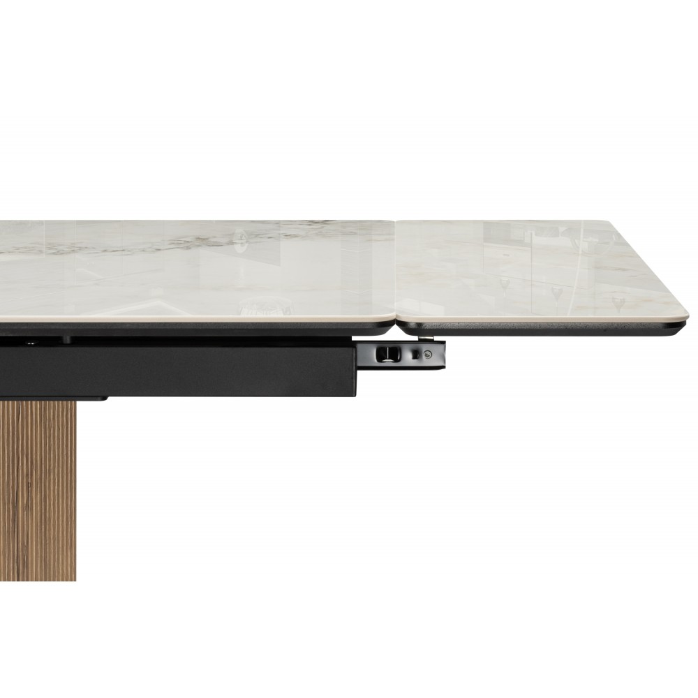 Керамический стол Монерон 200x100 brecha crema elegance / дуб монтана Керамический стол Монерон 200x100 brecha crema elegance / дуб монтана