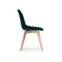 Стул деревянный Filip green / wood