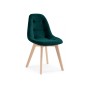 Стул деревянный Filip green / wood