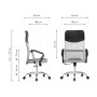 Компьютерное кресло Arano 1 light gray