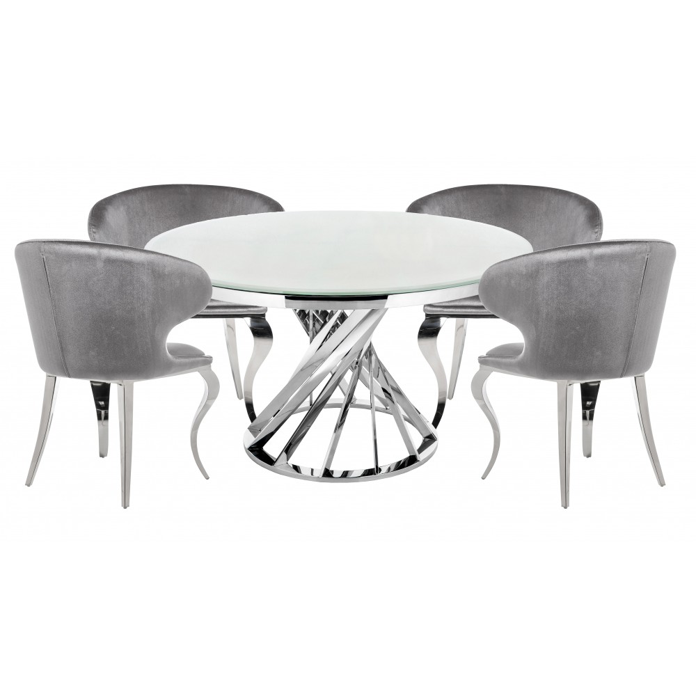 Обеденная группа Алис  gray / white Обеденная группа Алис  gray / white