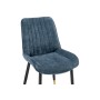 Стул на металлокаркасе Seda 1 blue / black / gold