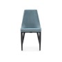 Стул на металлокаркасе Kora 1 light blue / white / black