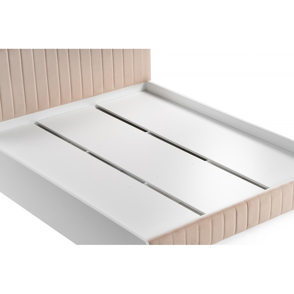 Кровать Briton 160х200 с настилом белая Кровать Briton 160х200 с настилом белая