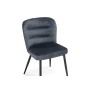 Стул на металлокаркасе Kilian dark gray / black