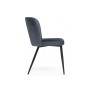 Стул на металлокаркасе Kilian dark gray / black