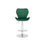 Барный стул Porch green / chrome