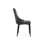 Стул на металлокаркасе Kora black / dark gray