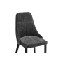 Стул на металлокаркасе Kora black / dark gray
