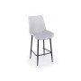 Барный стул Седа 360 светло-серый (zd 960) / черный np