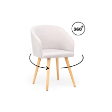 Стул деревянный Монер 360 светло-серый (glory 36) / светлое дерево Стул деревянный Монер 360 светло-серый (glory 36) / светлое дерево