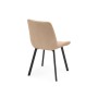 Стул на металлокаркасе Челси 360 бежевый (ZD 210) / черный