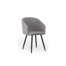 Стул на металлокаркасе Монер темно-серый (glory 20) / черный