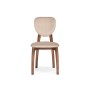 Стул деревянный Вакимо ткань tenerife beige / миланский орех