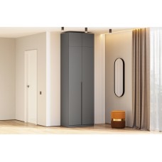 Шкаф Даиго с антресолью графит серый комплектация 1 Шкаф Даиго с антресолью графит серый комплектация 1