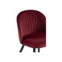 Обеденная группа Cельда black / wine red