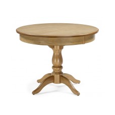Стол деревянный Орден 100(140)x100 круглый дуб