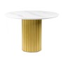 Керамический стол Барел 110 patagonoa bianco repose / золотой