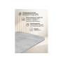 Стол деревянный Комфорт цемент светлый / белый
