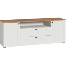 ТВ-тумба Опра белый шагрень / дуб золотой craft ТВ-тумба Опра белый шагрень / дуб золотой craft