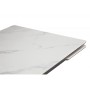 Керамический стол Старлайт 140(200)х80 snow alpin white / черный