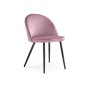 Стул на металлокаркасе Dodo пудрово-розовый