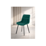 Стул на металлокаркасе Челси 360 П зеленый (zd 667) / черный np