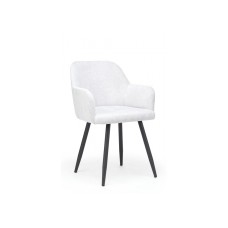 Стул на металлокаркасе Инфини светло-серый (ocean 021) / черный