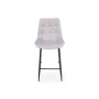 Барный стул Челси светло-серый (zd 960) / черный